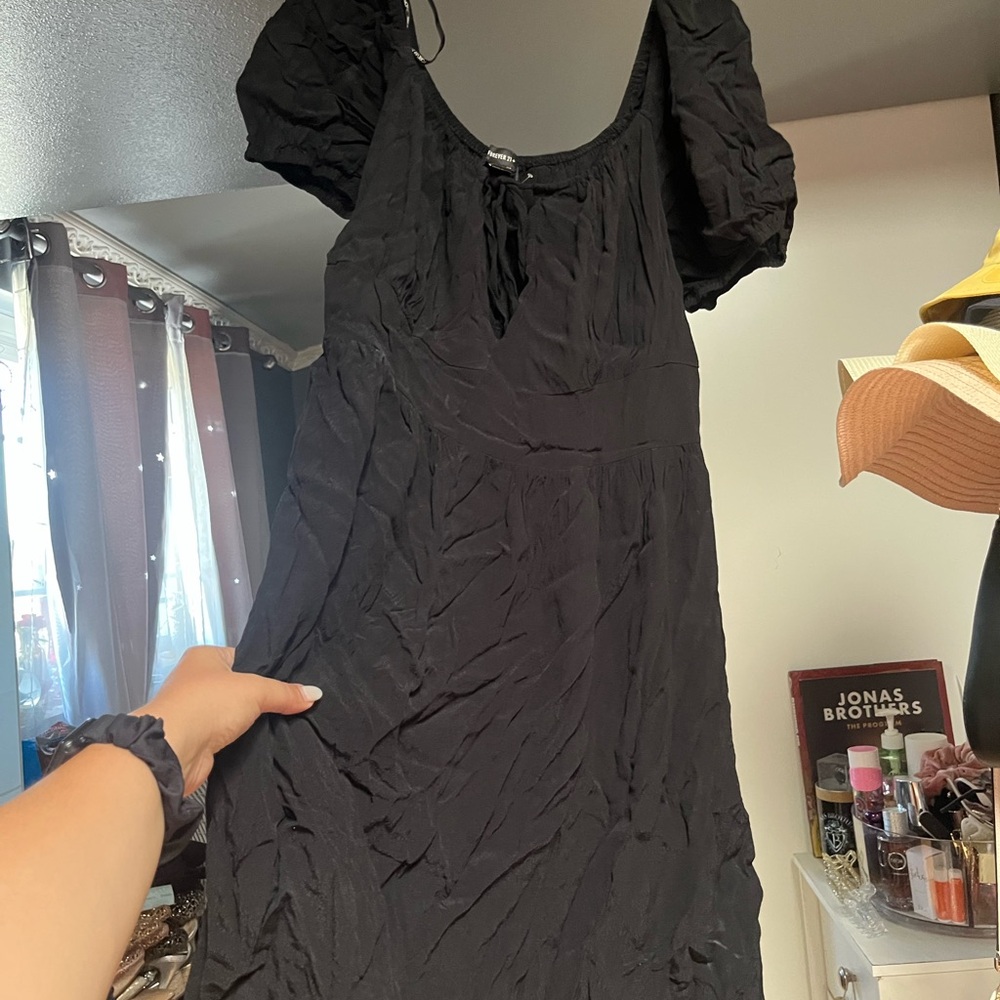 Forever 21 Black One Shoulder Dress